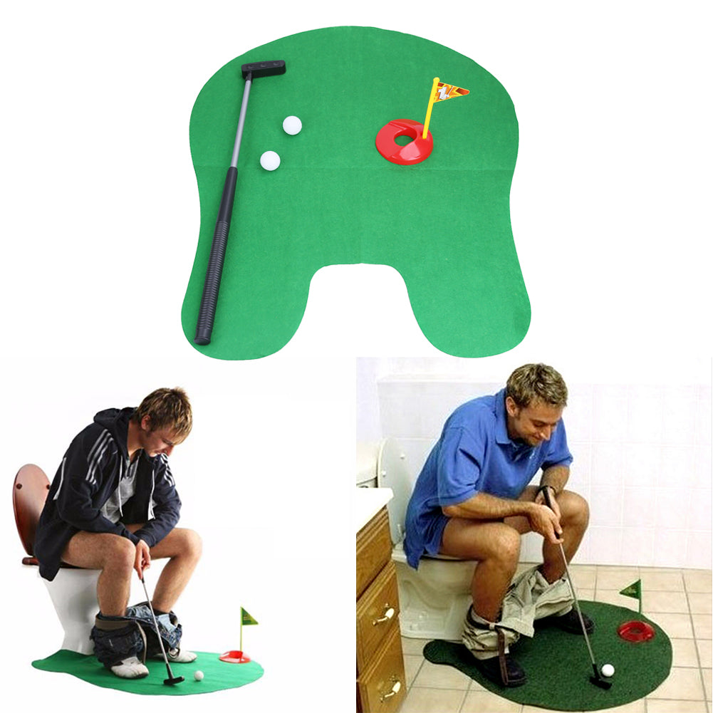 Novelty Potty Putter Toilet Golf Game – Top Golf Goodies