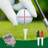 Golf ball alignment marker set