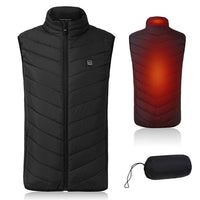 Heated vest for winter golf